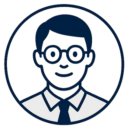 perfil joven-profesional con gafas Representa al típico dueño/gestor que sabe lo que tiene que hacer, pero vive apagando fuegos y haciendo trabajo manual